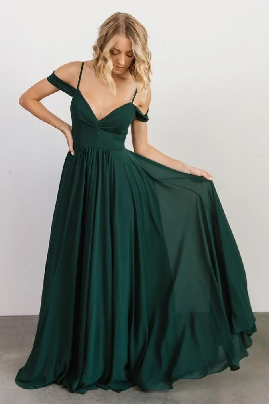 Bianca Lace Maxi Dress | Emerald