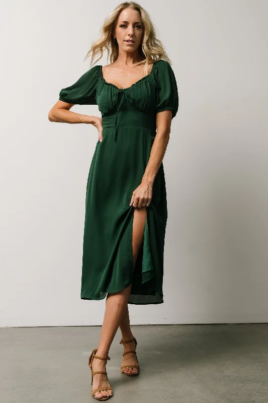 Cadence Midi Dress | Green