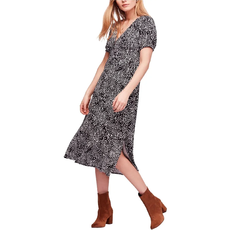 Free People Womens Looking For Love Midi Dress