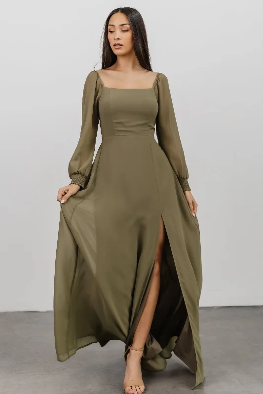 Giselle Maxi Dress | Dusty Olive