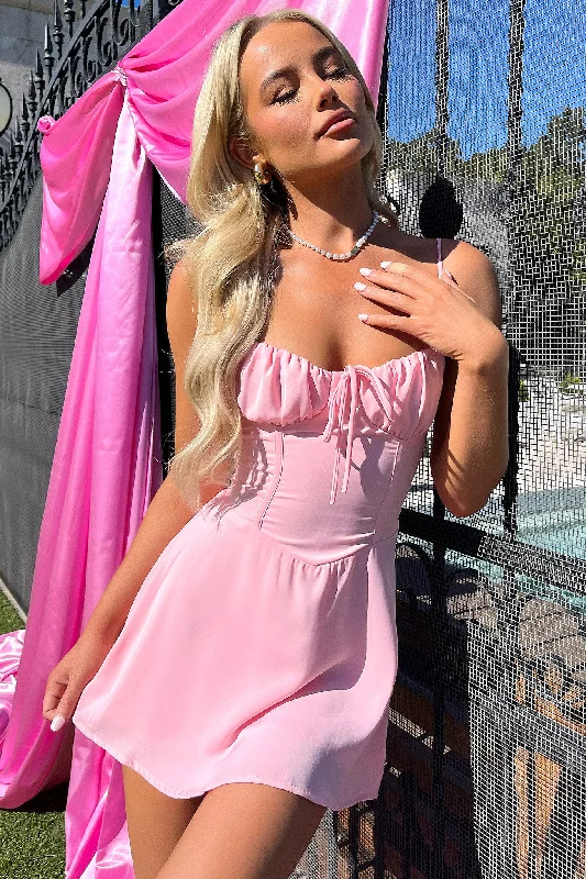 Magdalena Dress - Pink