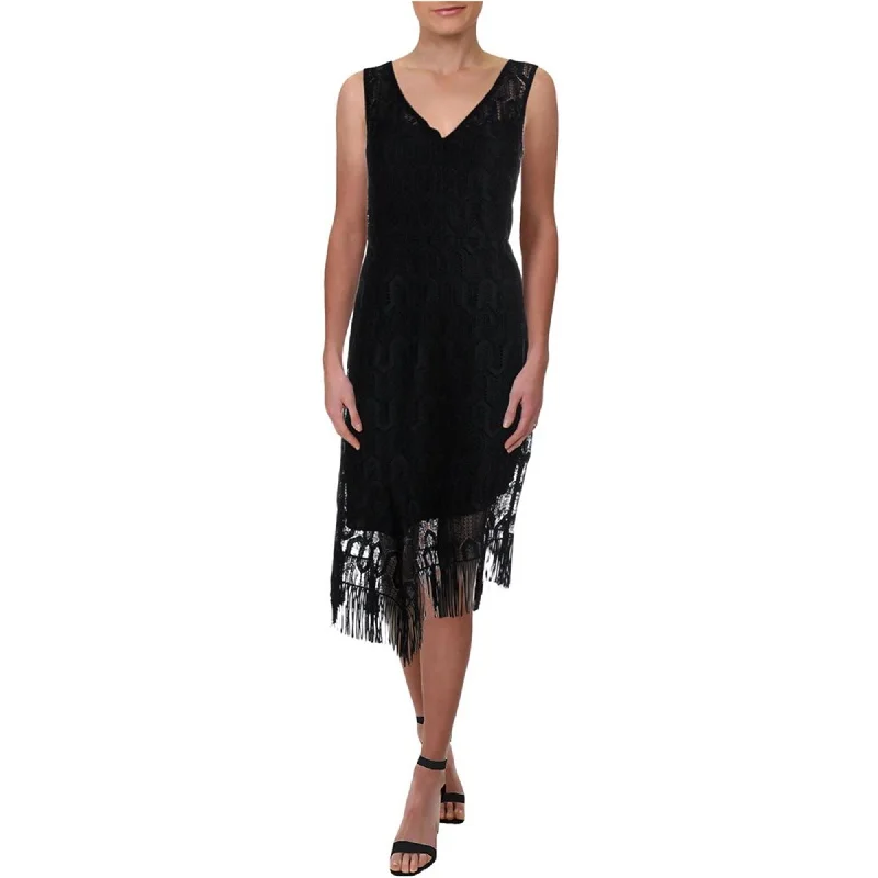 Nanette Lepore Womens Pub Midi Cocktail Dress