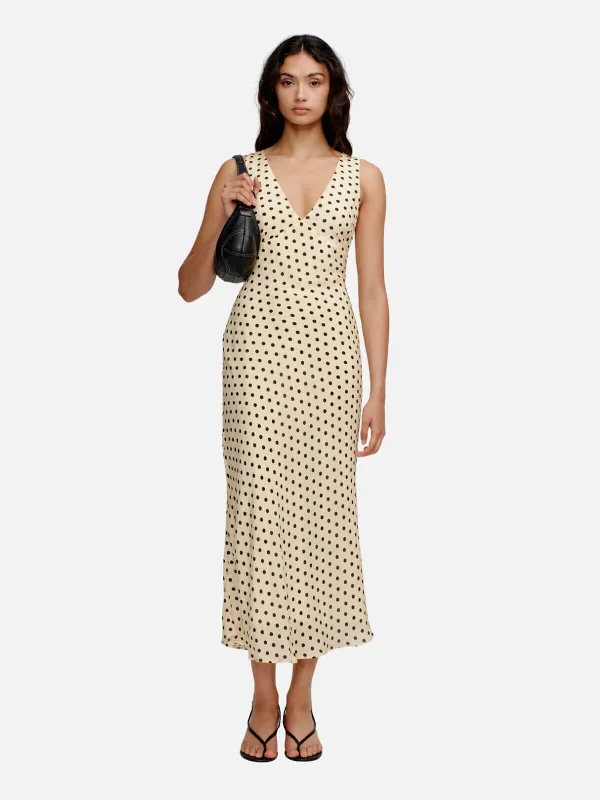 Tulip Midi Dress - Butter Spot