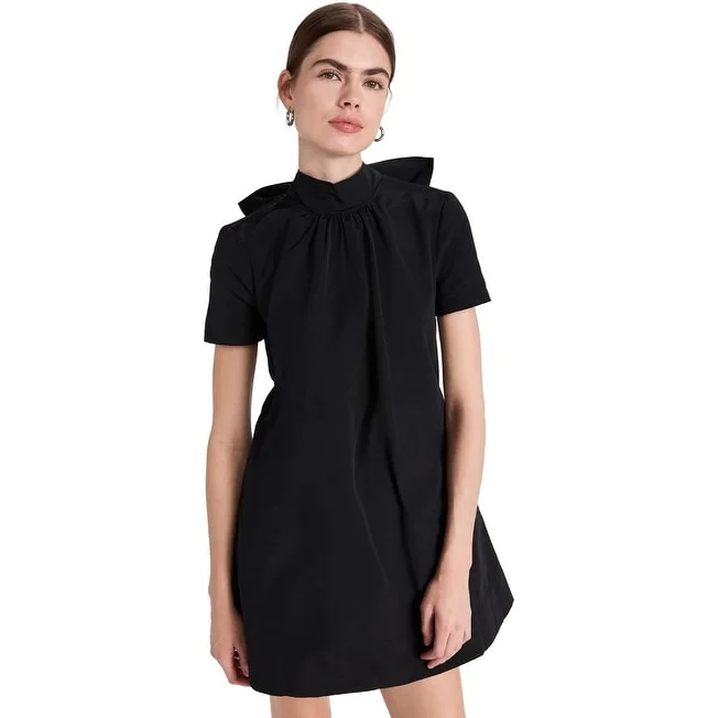 STAUD Women's Mini Ilana Dress, Black